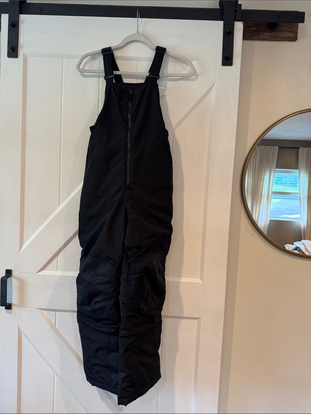 Cat & Jack Black Insulated Kids Snow Bib Overalls